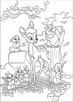 coloring page Bambi 2
